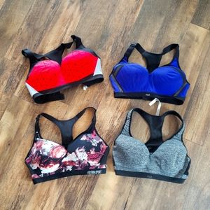 Lot of 4 Victoria's Secret Sports Bras